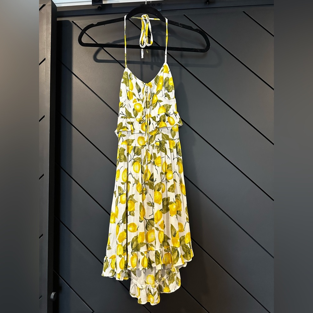Skylar + Madison Lemon Print Mini Dress